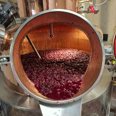 Brennkessel mit Maische