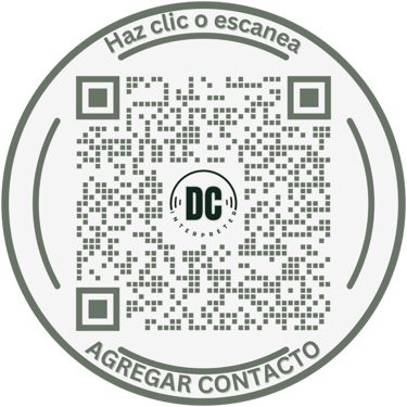 Link and QR to save our contact