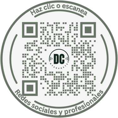 Link and QR to our social and professional networks