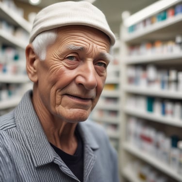 man standing near balcony