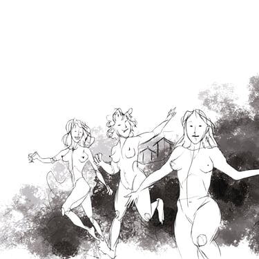 Atlas Onírico, amigas y petardos. Digital.