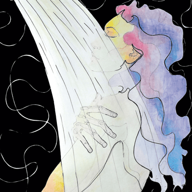 Bendita agua, Dibujos a rotulador y lápices de colores. 50 x 70 cm. Digitalizados en formato A3.