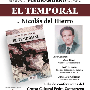 Cartel para la presentación del libro.