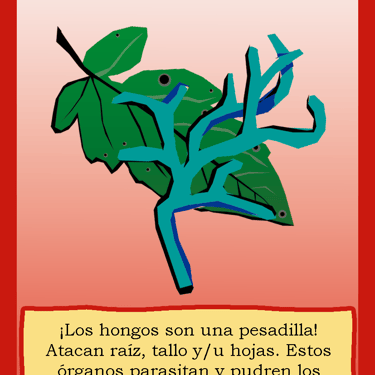 Carta para el juego PLANTA. Digital.