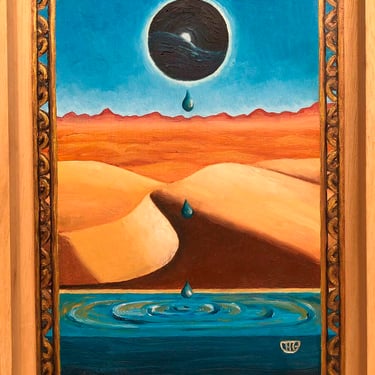 Dos cuadros parejos. Óleo en lienzos de 18 x 26,25 cm.