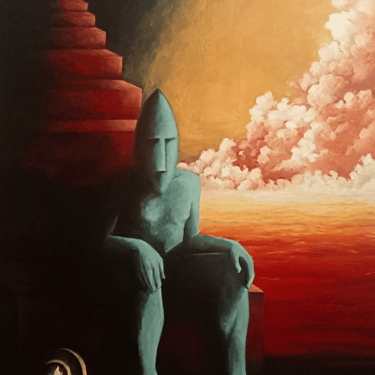 Sin título, Óleo en lienzo 100 x 80 cm.
