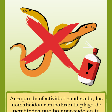 Carta para el juego PLANTA. Digital.