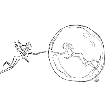 Dibujos en directo durante la presentación del libro Leer en caso de, Dibujos a tinta en A5. Digitalizados