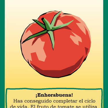 Carta para el juego PLANTA. Digital.