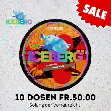 dose iceberg snus energy mango