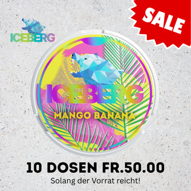 dose iceberg snus mango banana