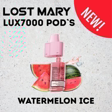 lost mary vape lux 7000 pod watermelon ice