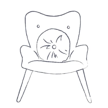 Cosy Hypnotherapy Practice Chair