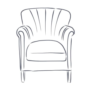 A comfortable chair used in a hypnotherapy clinic