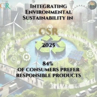 Environmental sustainability is a necessity. Businesses are integrating eco-conscious practices Bharat CSR