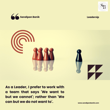 Teamwork is an attitude - Quote by Sandipan Banik - www.sandipanbanik.com