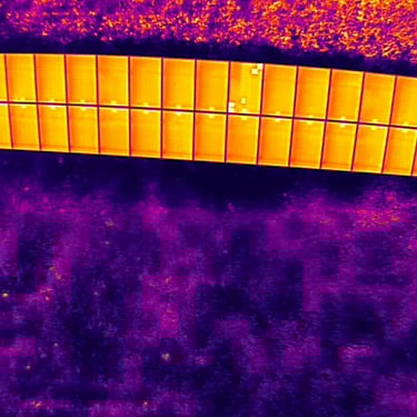 solar panel hot spots