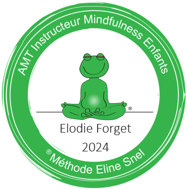 Logo d'instructeur de méditation d'Elodie Forget à l'AMT-Academy For Mindful Teaching Eline Snel