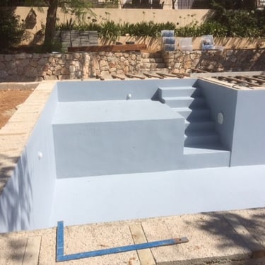 Pose arcapiscine peinture piscine la ciotat