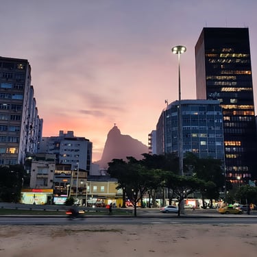 Por do sol em Botafogo, Rio de Janeiro