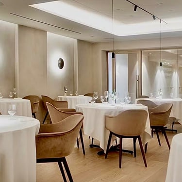 Clayworks Smooth Plaster - Atera Restaurant - TeiBeCa