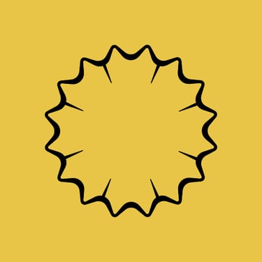 Logo concept stage one, outer shape to look like pencil shavings