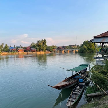 Vue du Mékong à Don Det