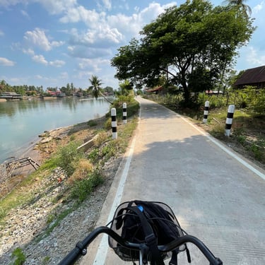 Balade à vélo à Don Det