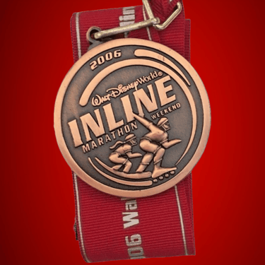 2006 Disney Inline Skating Half Marathon Medal