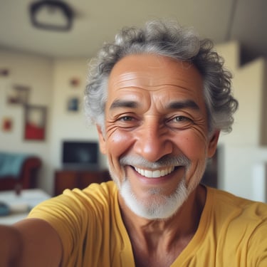 man standing near balcony