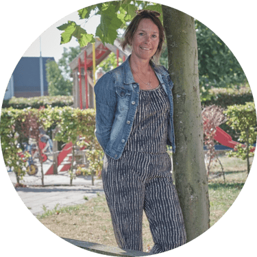 Foto van Mirelle Vermeulen, referent voor Antoinette Smit, eigenaar van Praktisch Met Lef