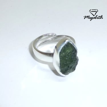 Megalith Moldavit Ring
