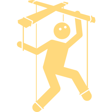 Ícone representando sensação de falta de controle na vida