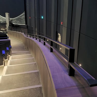 Theatre handrail done by Pengelly Iron Works