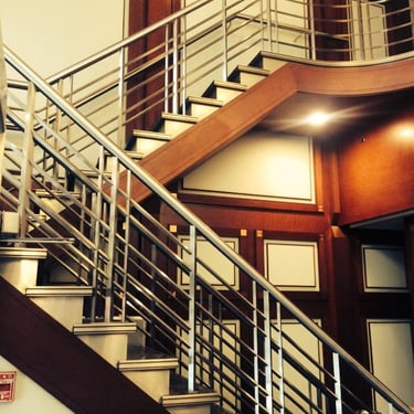 330 Bay Street metal stairs, made by Pengelly Iron Works