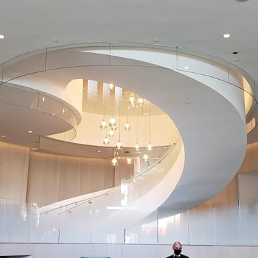 High-End Spiral Staircase at Burlington, Made by Pengelly Iron Works