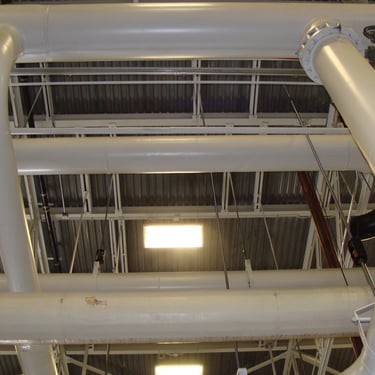 Industrial structural piping and support work by Pengelly Iron Works 