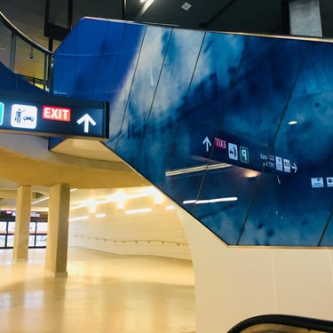 TTC escalator cladding, by Pengelly Iron Works