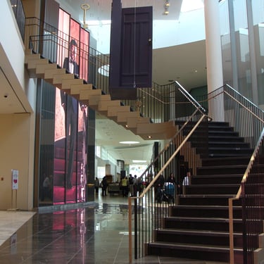 Holt Renfrew feature stairs, fabricated by Pengelly Iron Works