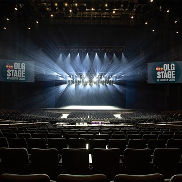 OLG Theatre, with some brass and metalwork made by Pengelly