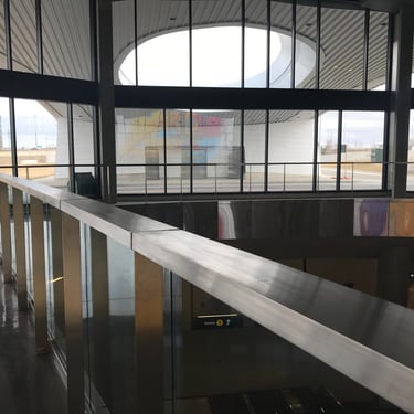 TTC Station by the 407, cladding and handrail by Pengelly Iron Works