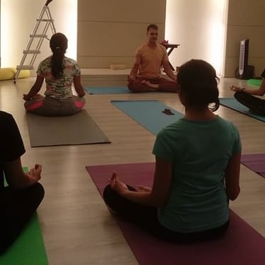 Yoga class in Kaivalya Yoga Shala 