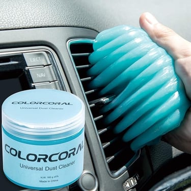 COLORCORAL Car Cleaning Gel Universal Dust Cleaner Car Auto Detailing Car Vent Keyboard Cleaning Put