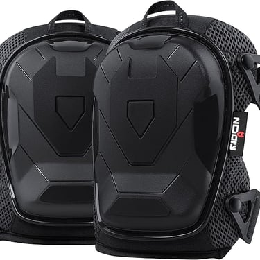 NoCry Professional Construction Knee Pads for Men and Women with Non Slip Heavy Duty Cap and Ankle S