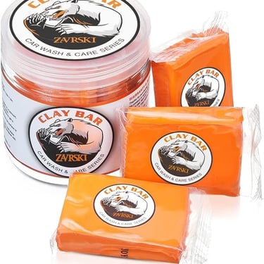 Zavrski Car Clay Bar 3 Pack 100g Auto Detailing Clay Bar Premium Grade Clay Bar Cleaner Washing Supp