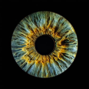 Zdjęcie tęczówki oka Warszawa - przykład efektu z A-EYE Gallery