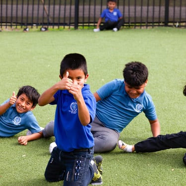Kids on playground