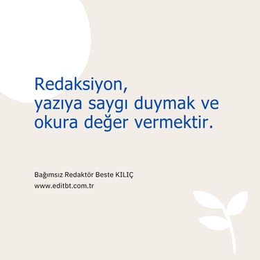 Redaksiyon metin düzeltme