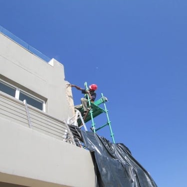 Multiple story waterproofing works, Sandhurst Towers, Fredman Drive
