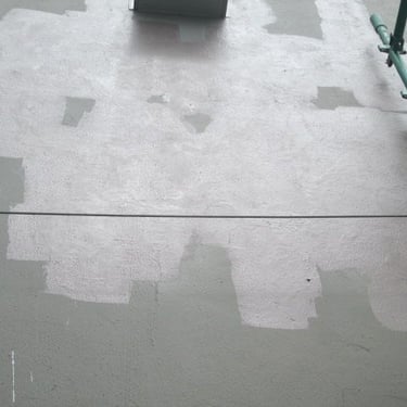 Specialized UV resistant application after curing of plaster works, Sandhurst Towers, Sandton